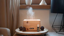 ZirbenDiffuser "KLASSIK" Luftbefeuchter Set inkl. Bio Zirben&ouml;l von ...