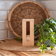 ZirbenVorratsbeh&auml;lter #2 | 10cm x 10cm x 23cm | Vorratsdose aus Zirbenholz, m...